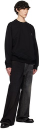 WOOYOUNGMI Black Back Logo Sweatshirt