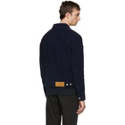 AMI Alexandre Mattiussi Navy Corduroy Jacket