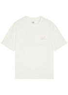 C.P. Company Logo Print Cotton T-shirt White