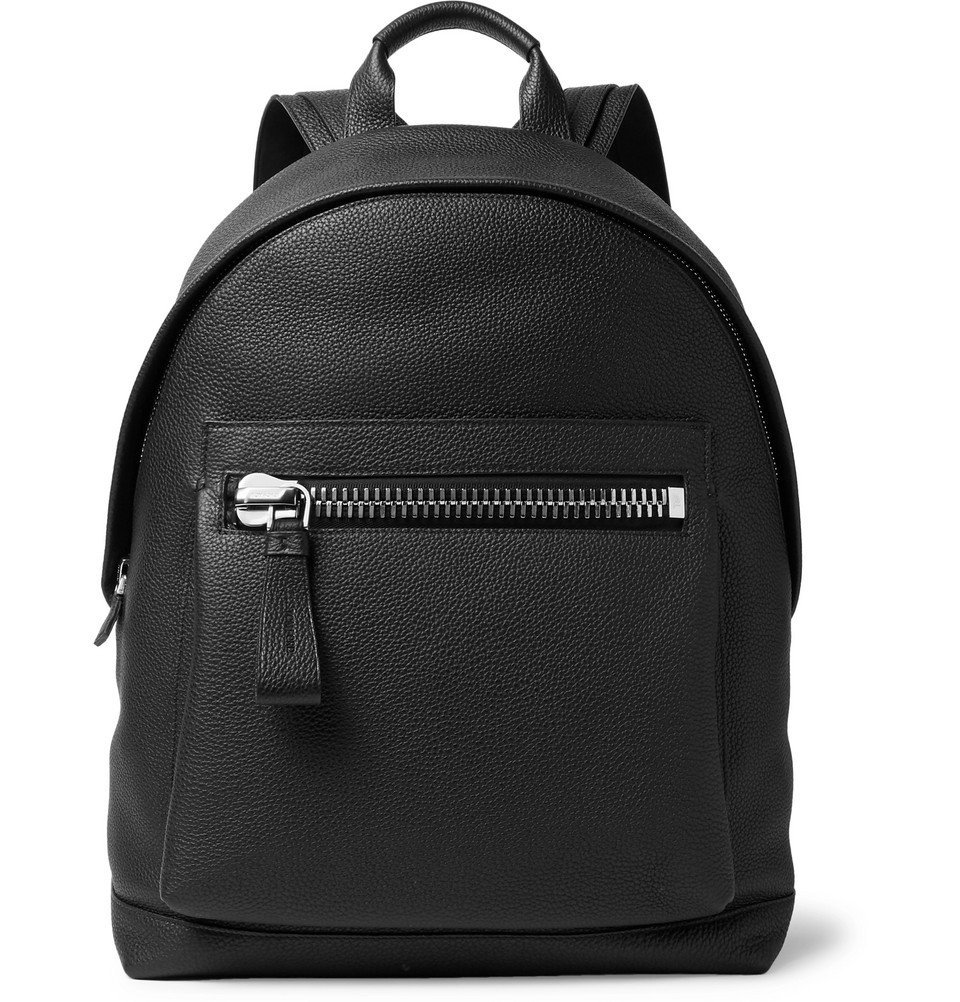 TOM FORD Buckley Pebble-Grain Leather Backpack for Men