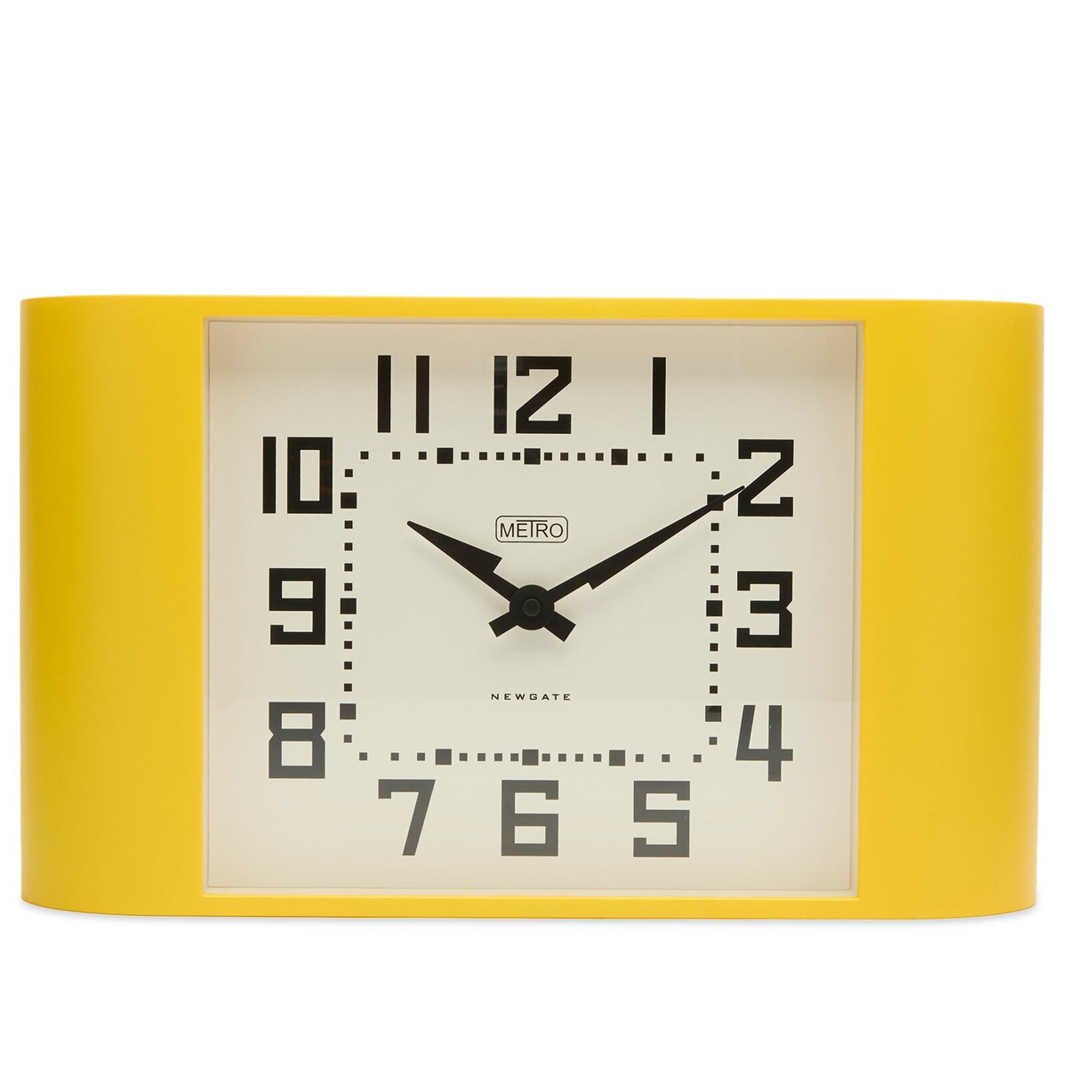 Newgate Clocks Metro Wall Clock in Yellow 