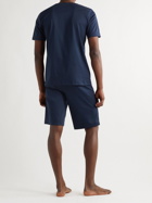 Hanro - Night Selection Mercerised Cotton-Jersey Pyjama Set - Blue