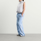 Adidas Women's Denim Wide Leg Pants in Light Denim