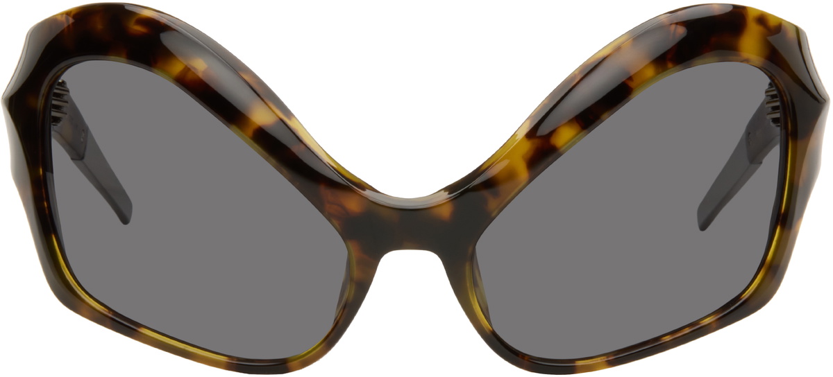 Mugler Brown Cat Eye Sunglasses