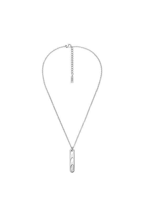 Photo: Diesel Stainless Steel Pendant Necklace - Necklaces - Unisex - Silver