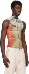 Jean Paul Gaultier Multicolor 'The Fire' Tank Top