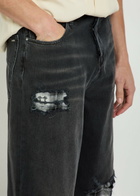 Amiri Funnel Repair Distressed Relaxed-leg Jeans Black
