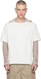 NVRFRGT White Crewneck T-Shirt