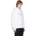 Palm Angels White Palm Airlines Kimono Hoodie