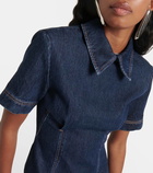 Sportmax Douglas denim polo dress