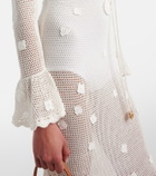Self-Portrait Embellished midi dress