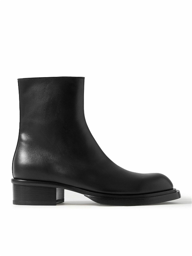 Photo: Alexander McQueen - Leather Boots - Black