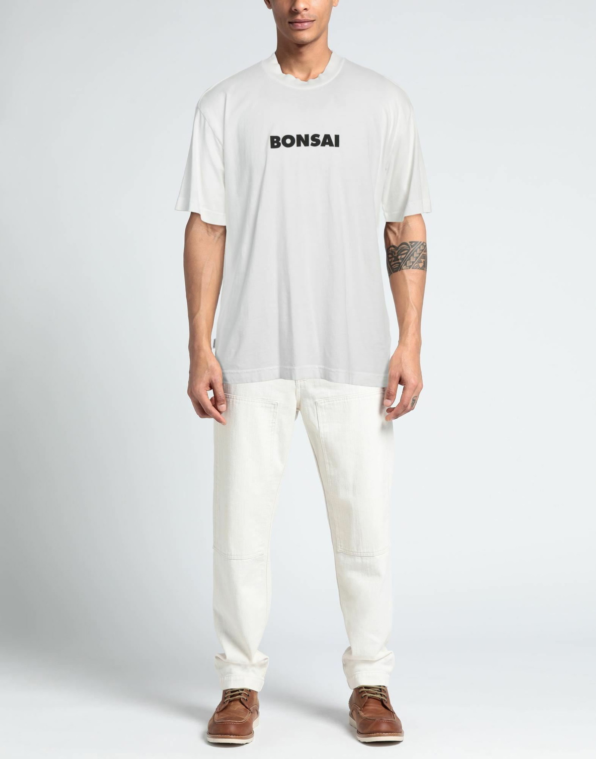 Bonsai Mens T-shirt in White