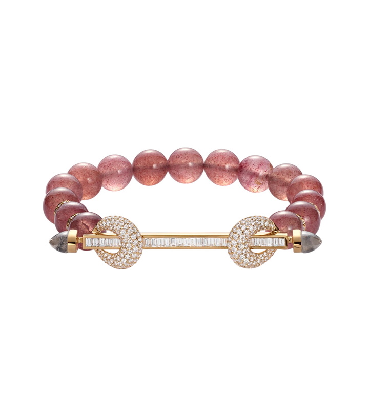 Photo: Ananya Chakra 18kt gold bracelet with gemstones