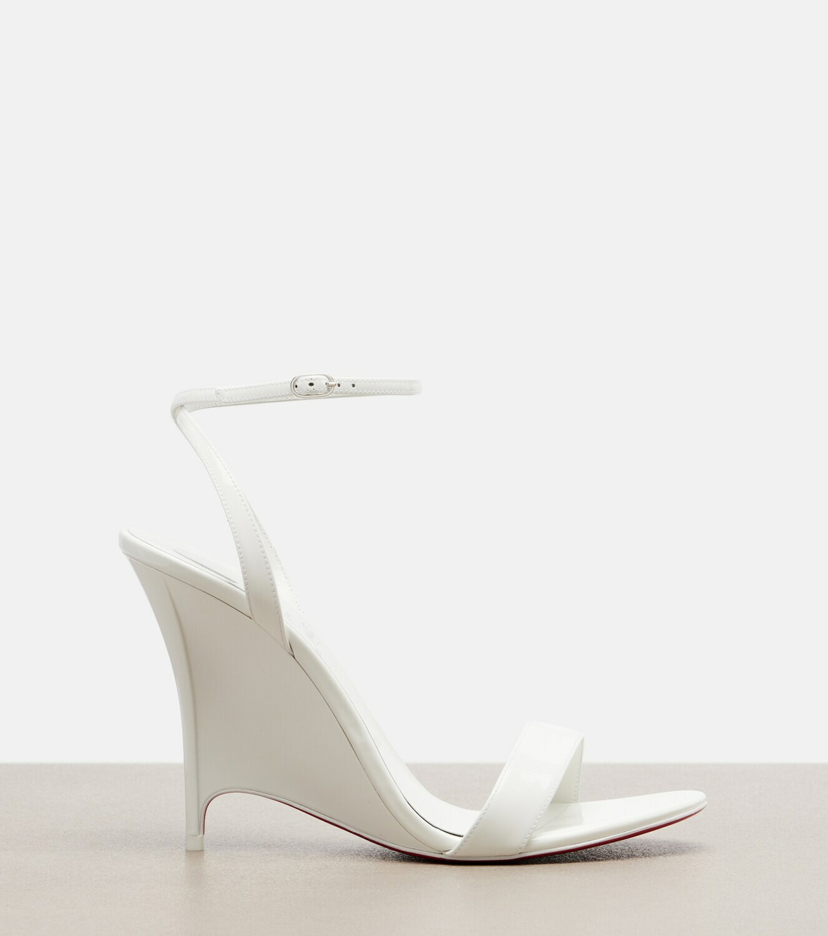 Christian Louboutin Miss Z patent leather wedge sandals