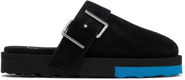 Photo: Off-White Black Comfort Slippers