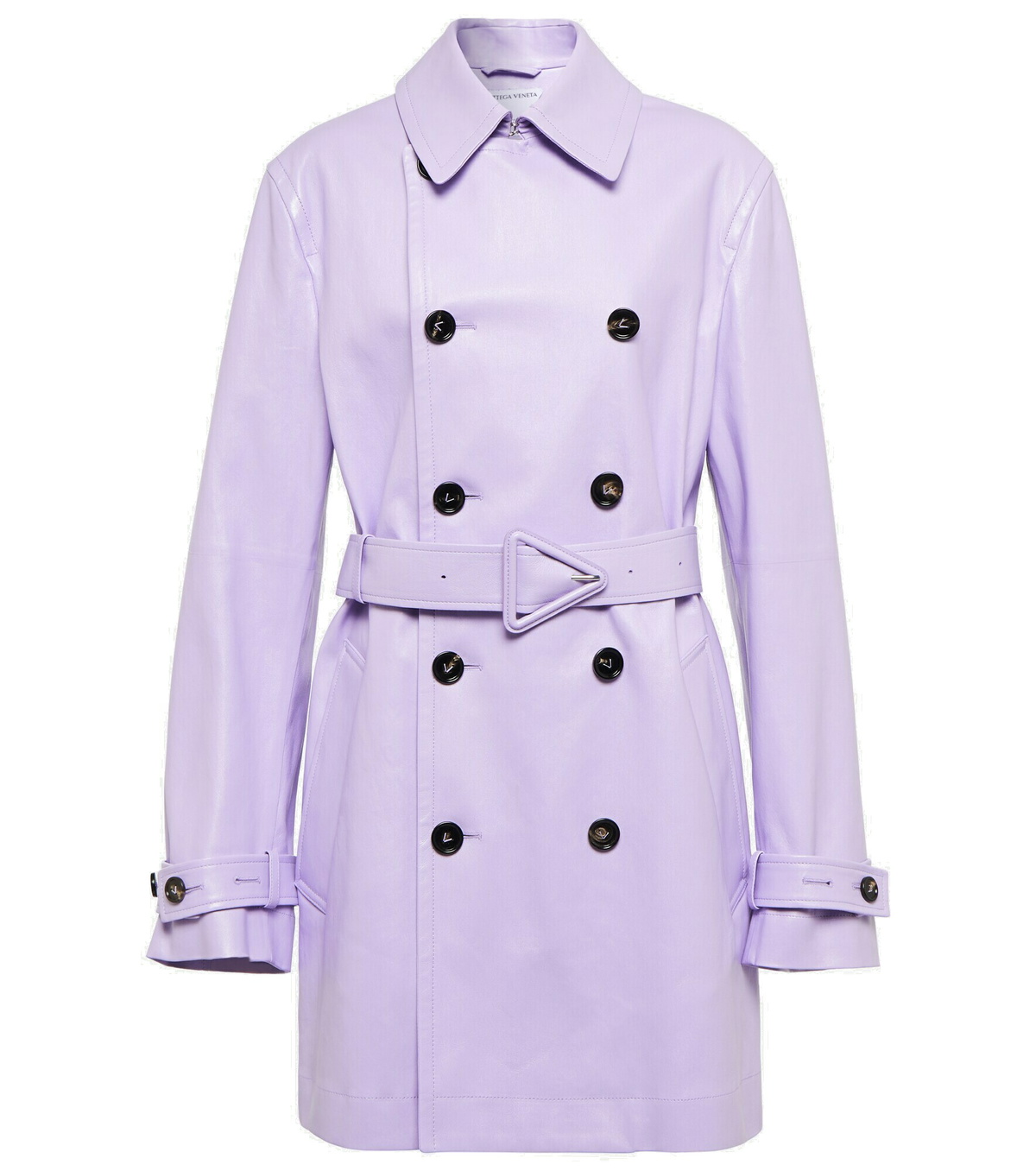 Bottega Veneta - Belted leather trench coat Bottega Veneta