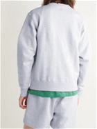 ADIDAS CONSORTIUM - Pharrell Williams Basics Loopback Cotton-Jersey Sweatshirt - Gray