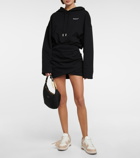 Off-White - Cotton jersey hoodie dress