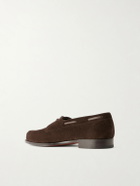 Edward Green - Saltash Suede Boat Shoes - Brown