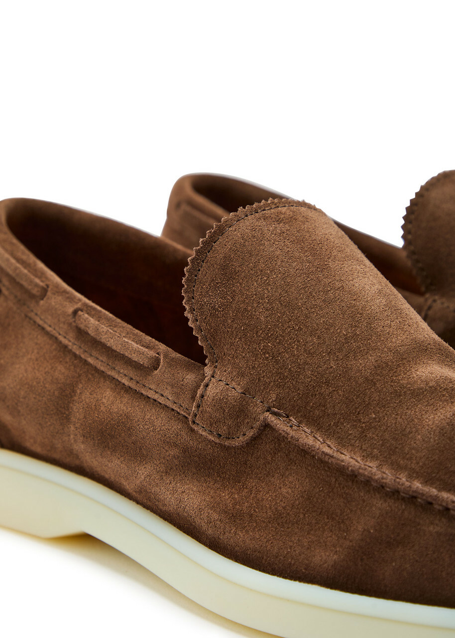 Aurélien Yacht Suede Loafers Brown