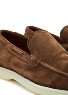 Aurélien Yacht Suede Loafers Brown