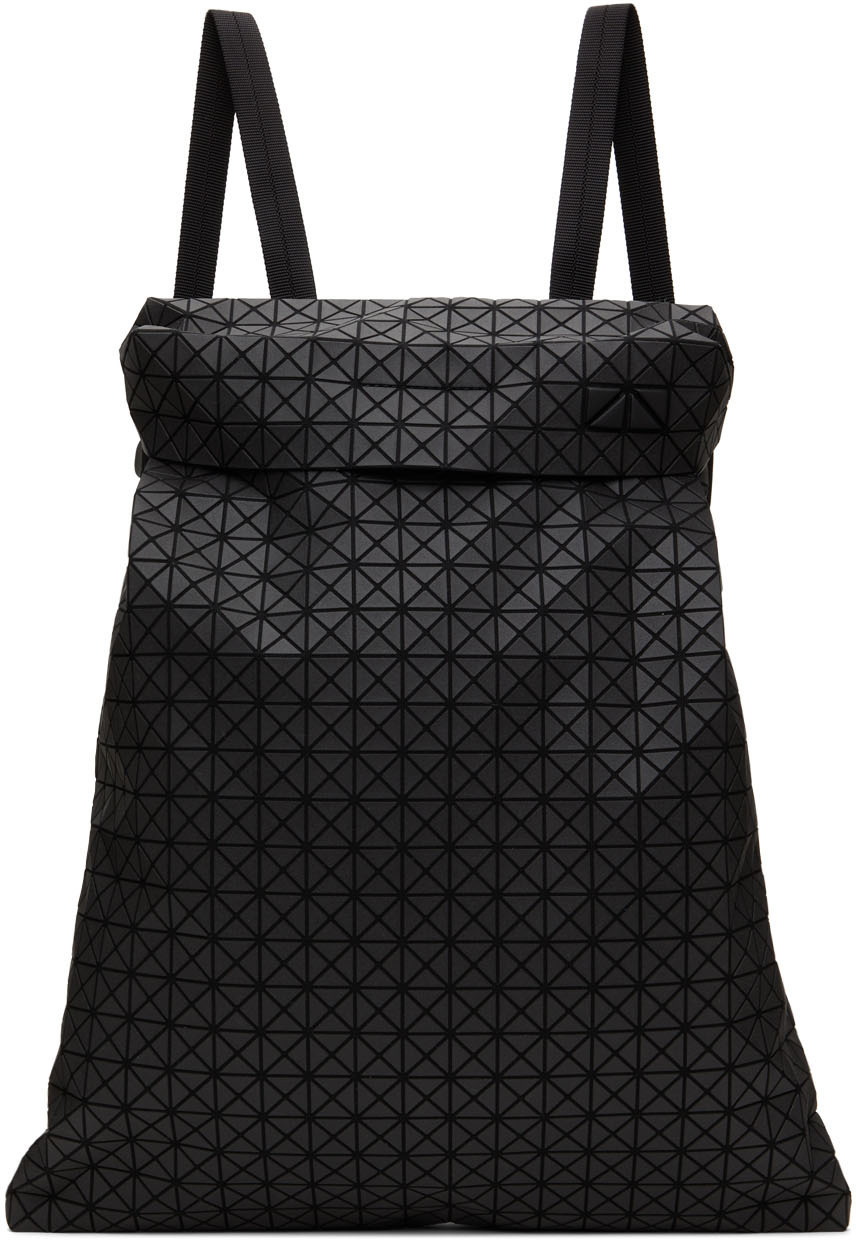 Bao Bao Issey Miyake North South Flat Pack Large Backpack in Matte Black -  SOLD