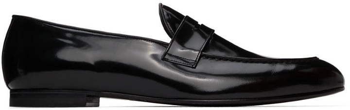 Photo: Recto Black 70's Benn Penny Loafers