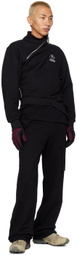 SPENCER BADU Black Wide Leg Lounge Pants