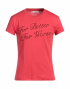 Acne Studios Mens T-shirt in Tomato red