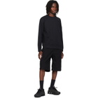 Stone Island Black 6100057 Heavy Organic Cotton Jersey Sweatshirt