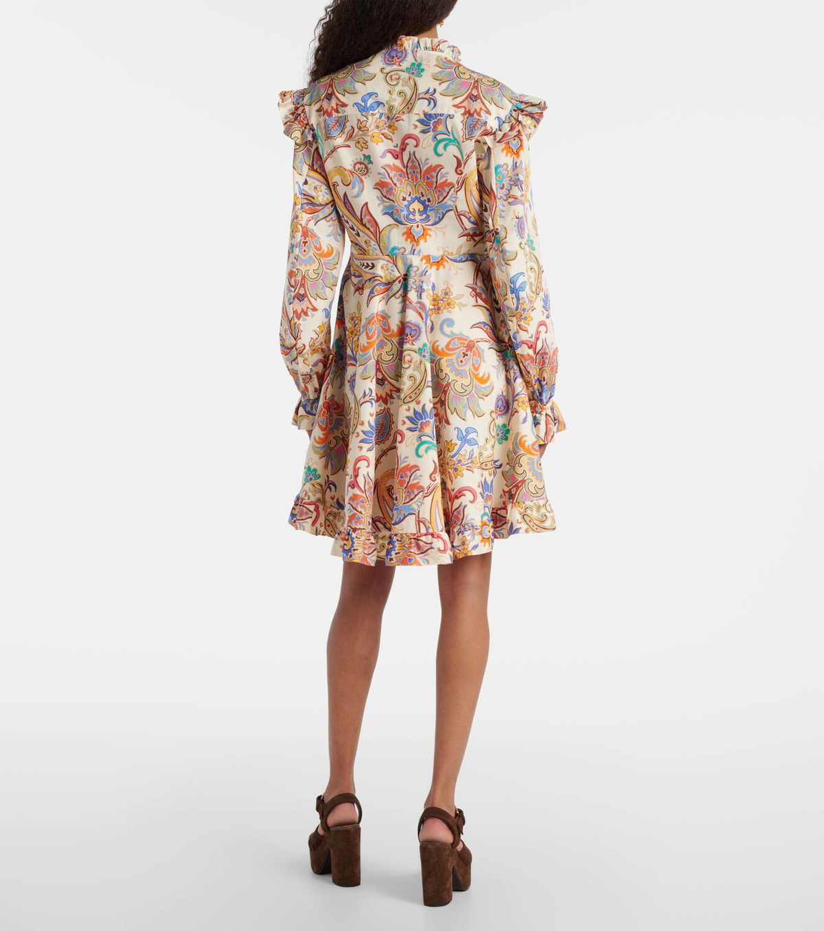 Etro Printed cotton minidress