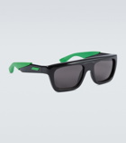 Bottega Veneta - Rectangular acetate sunglasses