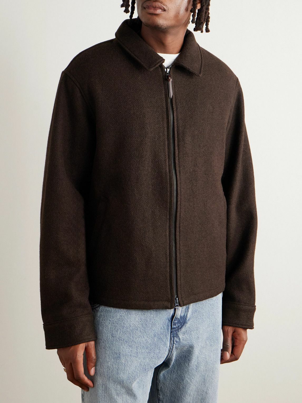 Polo Ralph Lauren - Logo-Embroidered Brushed Wool-Twill Bomber