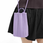 Pleats Please Issey Miyake Women's Bloom Pleats Bag in Purple 