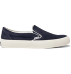 TOM FORD - Cambridge Suede Slip-On Sneakers - Men - Navy