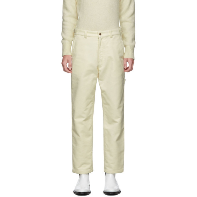 Photo: AMI Alexandre Mattiussi Off-White Worker Straight-Fit Trousers
