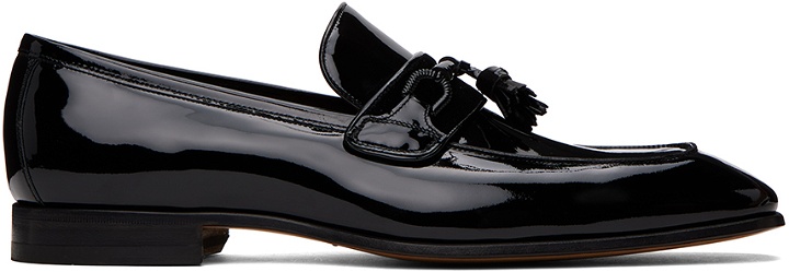 Photo: TOM FORD Black Bailey Loafers