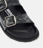 Birkenstock 1774 Arizona velvet sandals