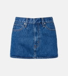 Slvrlake Micro denim miniskirt