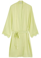 Simone PÉRÈLE Satin Secrets Satin Robe Yellow