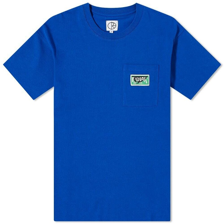 Photo: Polar Skate Co. Men's Spiral Pocket T-Shirt in Royal Blue