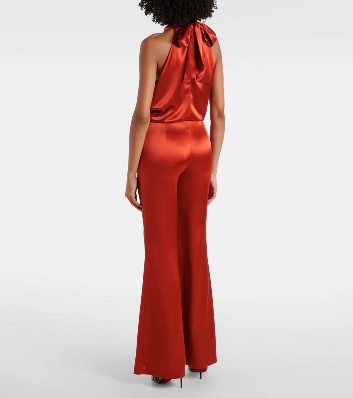 Galvan Atruvia satin wide-leg pants