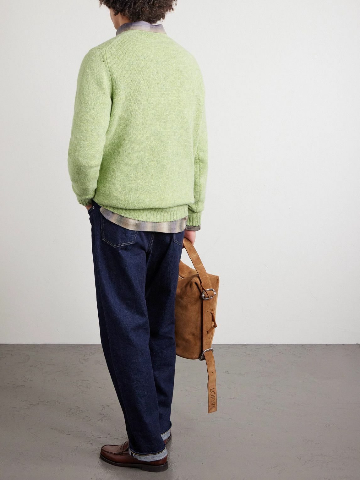William Lockie - Virgin Wool Sweater - Green
