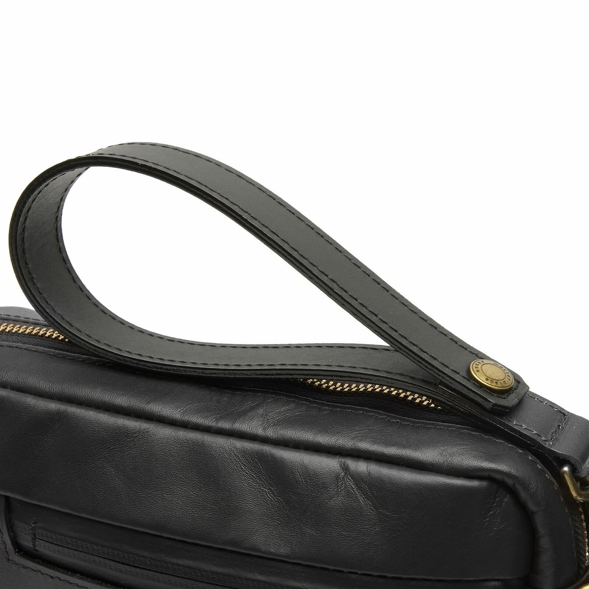 Master-Piece Gloss Leather Shoulder Bag - Small in Black 