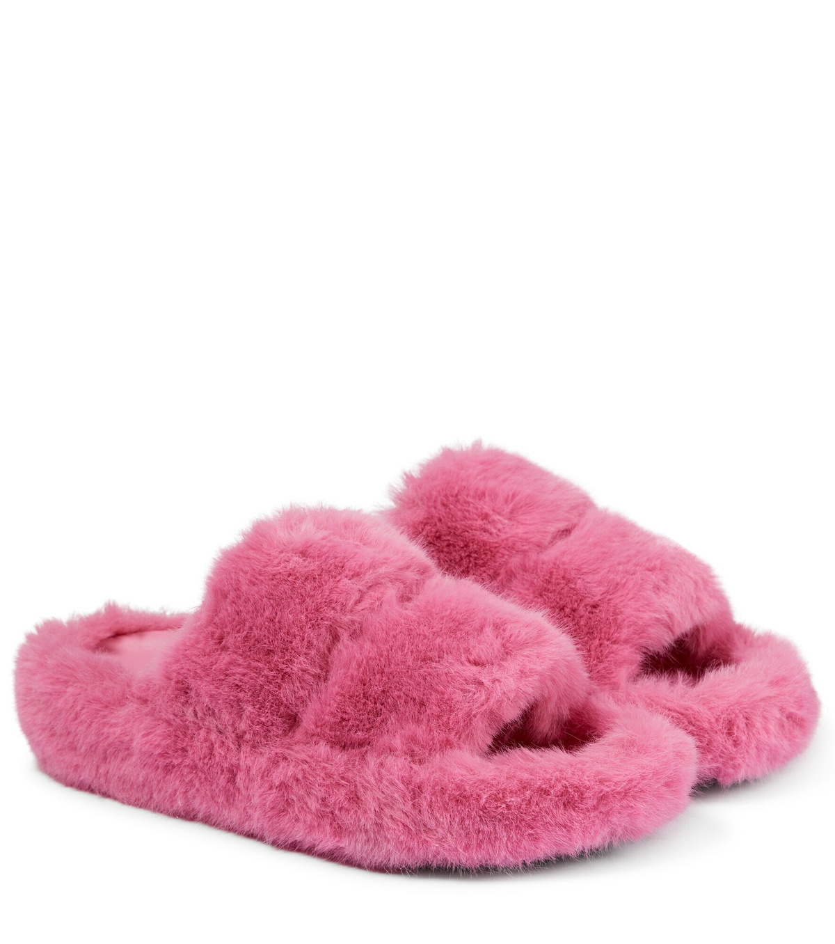 Stand Studio Isla faux fur platform sandals Stand Studio