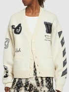 OFF-WHITE - Wool Blend Varsity Cardigan