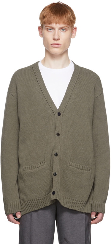 Photo: Undercoverism Brown Cotton Cardigan