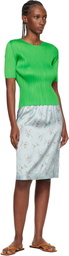 PLEATS PLEASE ISSEY MIYAKE Green Monthly Colors April T-shirt