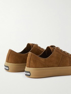 TOM FORD - Cambridge Suede Sneakers - Brown